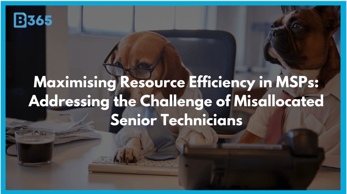 Maximising Resource Efficiency in MSPs: Addressing the Challenge of Misallocated Senior Technicians